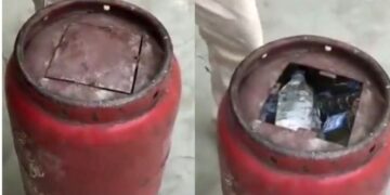 गोपालगंज वायरल वीडियो: पागल! शराब तस्कर एलपीजी सिलेंडर के अंदर शराब छिपाते हैं, पुलिस स्तब्ध