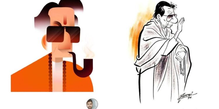 जैसा कि बाल ठाकरे के ऊपर सेनस स्क्वैबल, कार्टूनिस्टों का एक समूह चुपचाप अपनी अन्य विरासत को संरक्षित कर रहा है