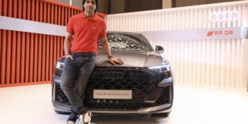 नीरज चोपड़ा नया ऑडी rs Q8 प्रदर्शन खरीदता है