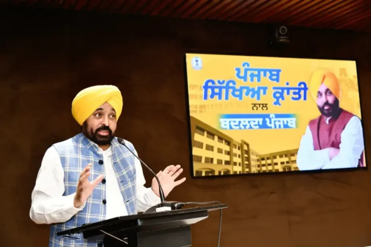 पंजाब में शिक्षा क्रांति: सरकार के स्कूल AAP के तहत रिकॉर्ड परिणाम के साथ चढ़ते हैं: सीएम मान