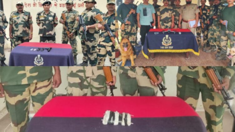बीएसएफ पंजाब सीमा से ड्रोन, हेरोइन और पिस्तौल शरीर को पुनः प्राप्त करता है