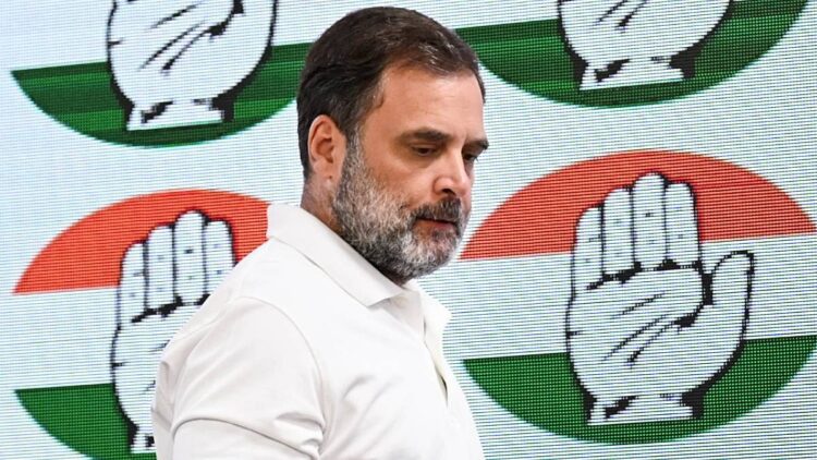 भाजपा लाल देखता है क्योंकि राहुल गांधी लॉर्ड राम को 'पौराणिक' के रूप में संदर्भित करता है