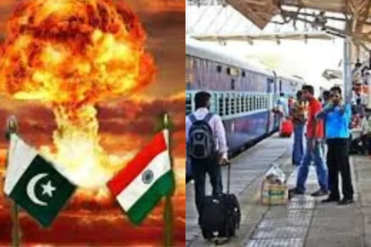 भारत पाकिस्तान युद्ध: हवाई अड्डे बंद, भारतीय रेलवे बचाव के लिए आता है, विशेष ट्रेनों की घोषणा की