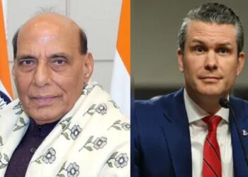 राजनाथ सिंह ने अमेरिकी समकक्ष पीट हेगसेथ के साथ बात की