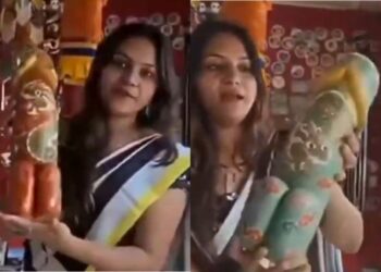 वायरल वीडियो: अजीब! गिरफ्तार Youtuber Jyoti Malhotra ने अपनी भूटान यात्रा से पुरानी क्लिप में लकड़ी के फालूज़ पर चर्चा की