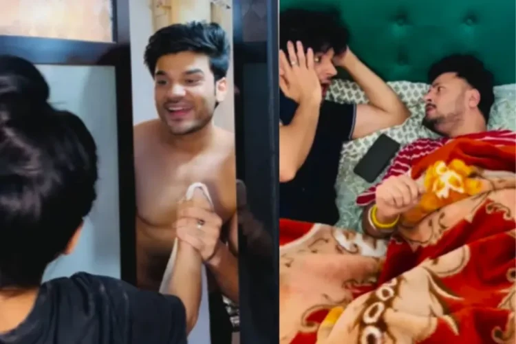 वायरल वीडियो: आदमी पत्नी के साथ रोमांस करता है, लेकिन दोस्त से एक तंग थप्पड़ मिलता है, यहाँ क्यों है?