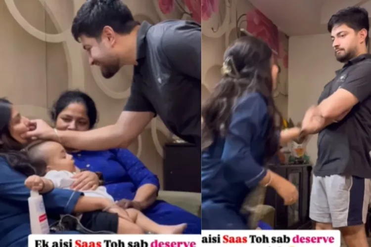 वायरल वीडियो: आदमी माँ और बच्चे के सामने पत्नी को चिढ़ाता है, माँ की सहानुभूति दृष्टिकोण ने नेटिज़ेंस को विस्मित किया