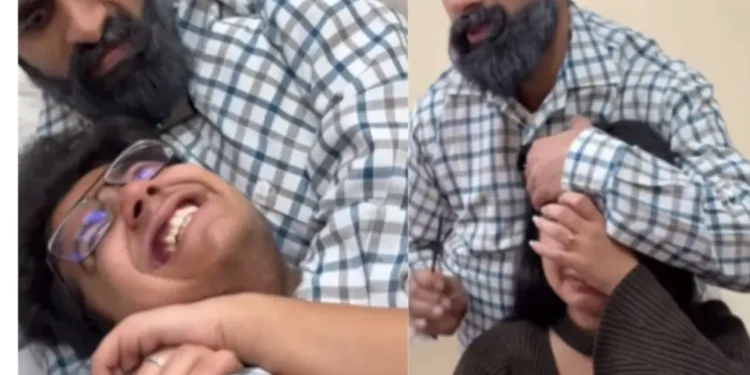 वायरल वीडियो: कंट्रास्ट! पिता और पुत्र के साथ कैसे प्रतिक्रिया करते हैं, जब परिणाम घोषित किए जाते हैं, तो पिता