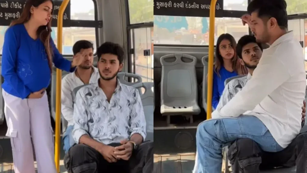 वायरल वीडियो: गर्भवती महिला आदमी को बस में सीट खाली करने के लिए कहती है; उसकी अशिष्ट कार्रवाई एक और व्यक्ति को नाराज करती है, यह वही है जो वह आगे करता है