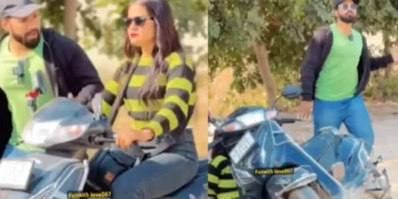 वायरल वीडियो: गर्ल एक्टिंग स्मार्ट ने लड़के की मदद से इनकार कर दिया, सड़क पर सपाट हो जाता है, लड़का इस तरह से बदला लेता है