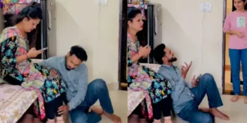 वायरल वीडियो: घनघोर सीजजती! बहन भाई के कमरे में चलती है, उसे पत्नी के पैरों पर पाता है, उसकी प्रतिक्रिया वायरल हो जाती है