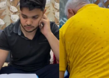 वायरल वीडियो: देसी बाप! पिता ने अंग्रेजी बोलने वाले पुत्र से हिंदी में एक नंबर नोट करने के लिए कहा, फिर उसे मुश्किल से मारता है, जांचें कि क्यों?