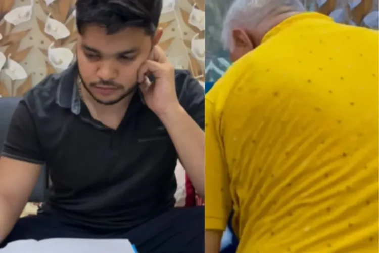 वायरल वीडियो: देसी बाप! पिता ने अंग्रेजी बोलने वाले पुत्र से हिंदी में एक नंबर नोट करने के लिए कहा, फिर उसे मुश्किल से मारता है, जांचें कि क्यों?