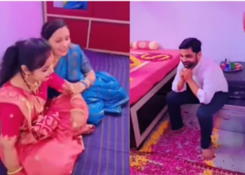 वायरल वीडियो: बहन और भाभी भाई के कमरे में अपने सुहाग्राट पर सोने के लिए चलते हैं, भाई की प्रतिक्रिया वायरल हो जाती है
