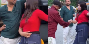 वायरल वीडियो: बॉयफ्रेंड गर्व से अपने अमीर चाचा को प्रेमिका से मिलवाता है, वह उसे तुरंत खोदती है, उसकी प्रतिक्रिया वायरल