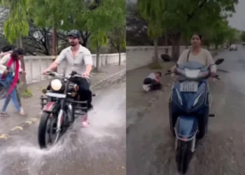 वायरल वीडियो: बॉयफ्रेंड ने खुद को छप से खुद को कवर करने के लिए शील्ड के रूप में प्रेमिका का उपयोग किया, उसका बदला उसके लिए एक जीवन सबक है
