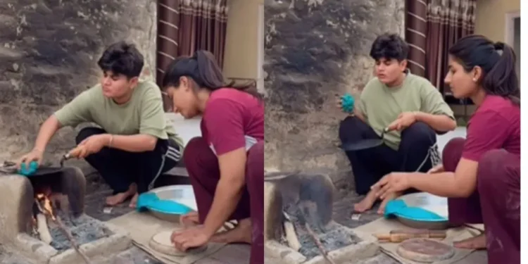 वायरल वीडियो: भाई, बहन एक साथ रोटी बनाने की कोशिश करती है, अंत नेटिज़ेंस को उग्र बना देता है, क्यों जांचें?