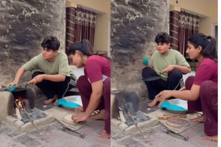 वायरल वीडियो: भाई, बहन एक साथ रोटी बनाने की कोशिश करती है, अंत नेटिज़ेंस को उग्र बना देता है, क्यों जांचें?