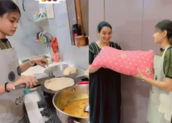 वायरल वीडियो: माँ ने बेटी को सोने का उपहार देने का वादा किया जब वह उसके लिए खाना पकाना, वह उपहार जो वह देता है वह वायरल हो जाता है