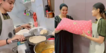 वायरल वीडियो: माँ ने बेटी को सोने का उपहार देने का वादा किया जब वह उसके लिए खाना पकाना, वह उपहार जो वह देता है वह वायरल हो जाता है