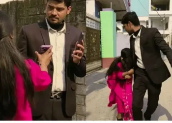 वायरल वीडियो: लड़की कहती है कि 'भैया' सड़क पर एक अजनबी के लिए, जो वह उसे प्रेमी के साथ देख रहा है, वह एक रहस्योद्घाटन है