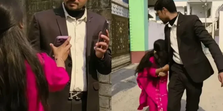 वायरल वीडियो: लड़की कहती है कि 'भैया' सड़क पर एक अजनबी के लिए, जो वह उसे प्रेमी के साथ देख रहा है, वह एक रहस्योद्घाटन है