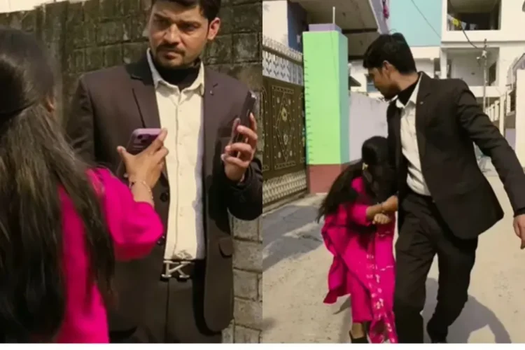 वायरल वीडियो: लड़की कहती है कि 'भैया' सड़क पर एक अजनबी के लिए, जो वह उसे प्रेमी के साथ देख रहा है, वह एक रहस्योद्घाटन है
