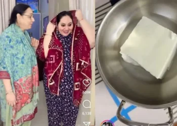 वायरल वीडियो: सास और पति के लिए बेटी पनीर फालतू का वादा करता है, वह आखिरकार उन्हें बेहोश कर देता है