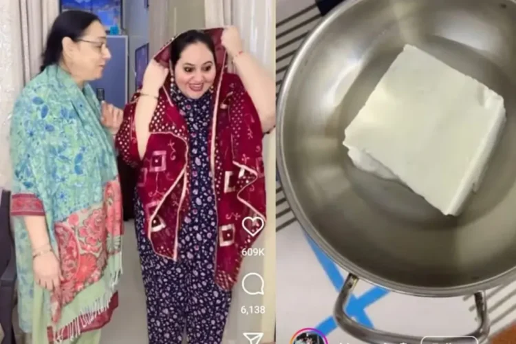 वायरल वीडियो: सास और पति के लिए बेटी पनीर फालतू का वादा करता है, वह आखिरकार उन्हें बेहोश कर देता है