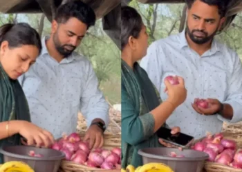 वायरल वीडियो: स्मार्ट पत्नी ने किराने की खरीदारी के दौरान पति का उपहास किया, यह है कि वह खुद को सही साबित करता है