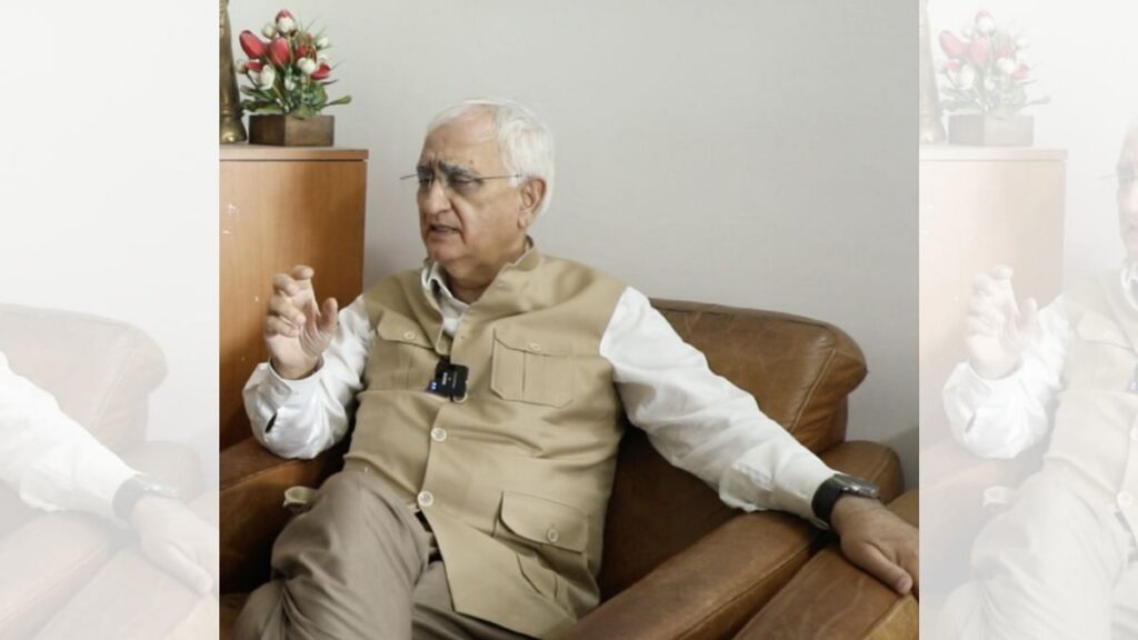 कभी भी निरस्तीकरण के गुणों के बारे में कुछ भी नहीं कहा - अनुच्छेद 370 रिमार्क ऑन विदेशों में कांग्रेस के सलमान खुर्शीद
