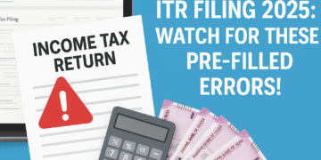 AY 2025 के लिए पूर्व -भरे ITR रूपों में सामान्य त्रुटियां - करदाताओं के लिए प्रमुख बिंदु -