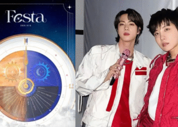 BTS FESTA 2025: जिन का चेहरा स्पॉटलाइट चुराता है, J-Hope सेना हीटवेव की भविष्यवाणी करता है