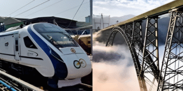 CHENAB BRIDGE UPDATE: PM MODI FLAGS OFF OFFRA -SRINAGAR VANDE BHARAT EXPRESS | J & K में ऐतिहासिक रेल लॉन्च