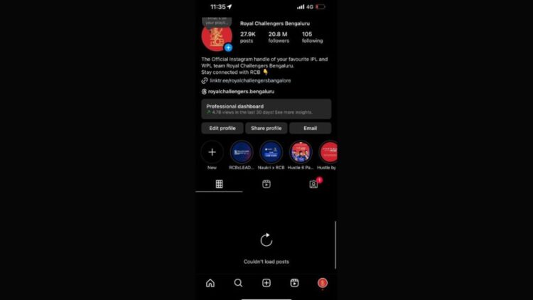 IPL 2025 फाइनल: आरसीबी का आधिकारिक इंस्टाग्राम हिस्टोरिक टाइटल जीत के बाद क्रैश हो जाता है, सोशल मीडिया पर चढ़ता है