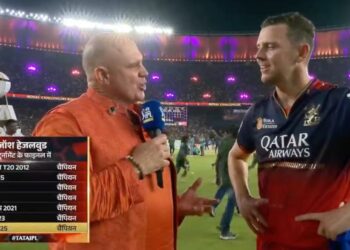 IPL 2025 फाइनल: जोश हेज़लवुड ने सही फाइनल रिकॉर्ड का विस्तार किया, आरसीबी के साथ एक और ट्रॉफी जीतता है