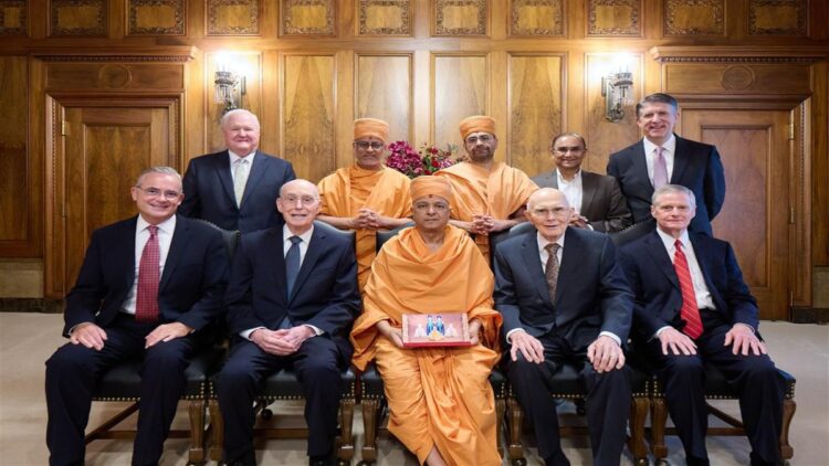 Pujya Brahmaviharidas Baps के स्वामी ने साल्ट लेक सिटी में LDS चर्च की पहली अध्यक्षता को पूरा करने के लिए वैश्विक इंटरफेथ हार्मनी को बढ़ावा दिया