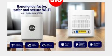 Reliance Jio ने वाई-फाई 6 और मेष समर्थन के साथ AX6000 यूनिवर्सल राउटर लॉन्च किया