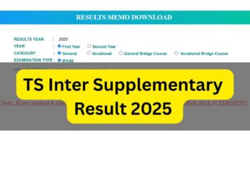TS इंटर सप्लीमेंट्री रिजल्ट 2025 TGBIE.CGG.GOV.in पर: TSBIE 1ST, 2 वर्ष के स्कोर की जाँच करें; यहां सीधा लिंक