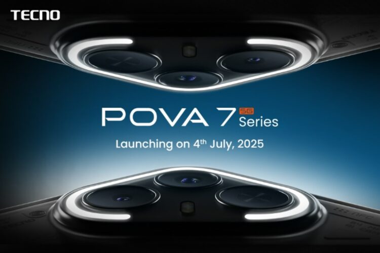 Tecno Pova 7 भारत में 4 जुलाई, 2025 को लॉन्चिंग