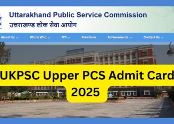 UKPSC ऊपरी पीसीएस एडमिट कार्ड 2025 आज PSC.UK.GOV.in पर जारी किया जाएगा: 29 जून को प्रीलिम्स, विवरण की जाँच करें और यहां प्रत्यक्ष लिंक