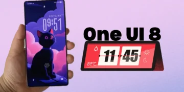 अनुकूली लॉक स्क्रीन घड़ी एक UI 8 के साथ आ रही है: इसे एक्शन में देखें