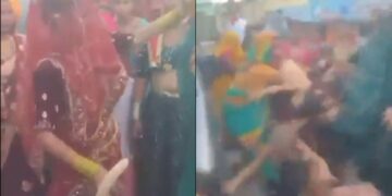 आगरा वायरल वीडियो: उत्सव दुःख में बदल जाता है! तेजी से कार शादी की भीड़ में हल करती है, कई घायल