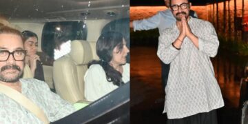 आमिर खान ने सीफ़रे ज़मीन पर पूर्व-रिलीज़ स्क्रीनिंग में जीएफ गौरी स्प्रैट के साथ देखा, नेटिज़ेंस का कहना है कि 'सलमान को।