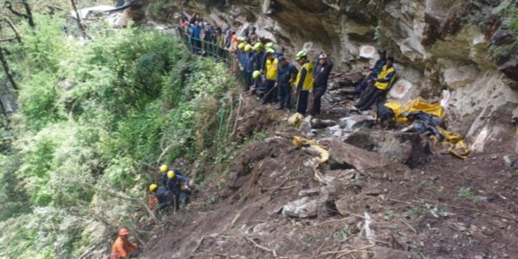 उत्तराखंड: बड़े पैमाने पर भूस्खलन के बाद जनकचत्ती में बचाव संचालन जारी है