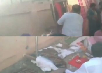 एमपी वायरल वीडियो: फाउंडेशन प्लेट से अनुपस्थित नेताजी का नाम, वह कुल्हाड़ी उठाता है, इसे टुकड़ों में तोड़ देता है