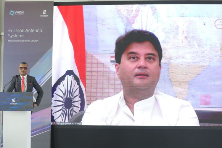 एरिक्सन ने वैश्विक निर्यात के लिए भारत-निर्मित एंटीना का अनावरण किया