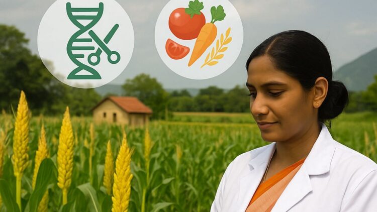 कैसे जीन संपादन भारत में फसल लचीलापन और पोषण में क्रांति ला रहा है
