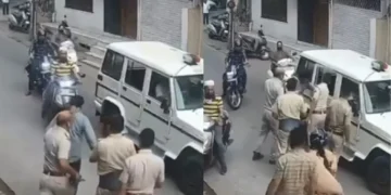 कोटा वायरल वीडियो: दबांगई! SHO शांत खो देता है, कथित तौर पर दुकानदार को थप्पड़ मारता है, उसे बेहोश करता है, नेटिज़ेंस प्रतिक्रिया करता है