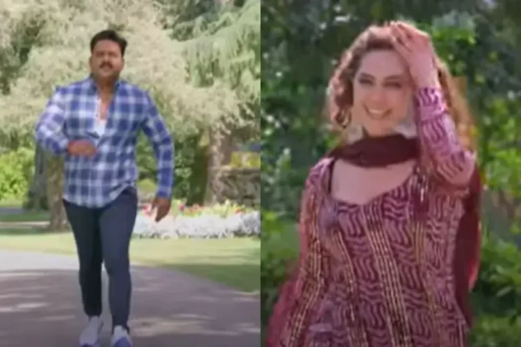 पवन सिंह के भोजपुरी गीत के टीज़र 'कारा ना ओडहानीया के अड' के साथ हर्षिता पंवार ने दर्शकों को मूड बनाया, घड़ी